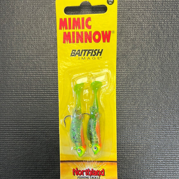 Northland mimic minnow 1/16oz #2 hook, Firetiger