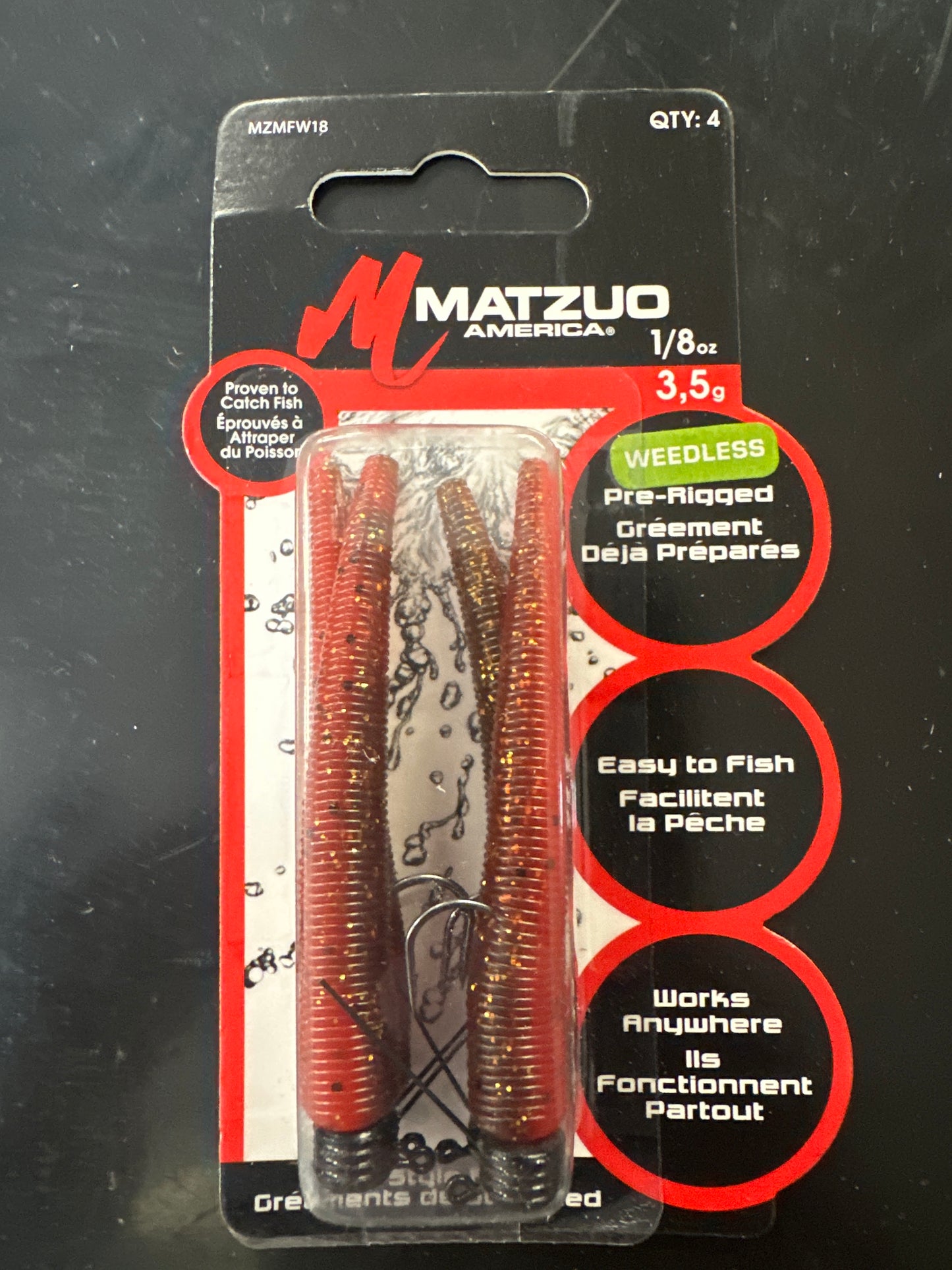 Matzuo Ned Rig molten craw weedless