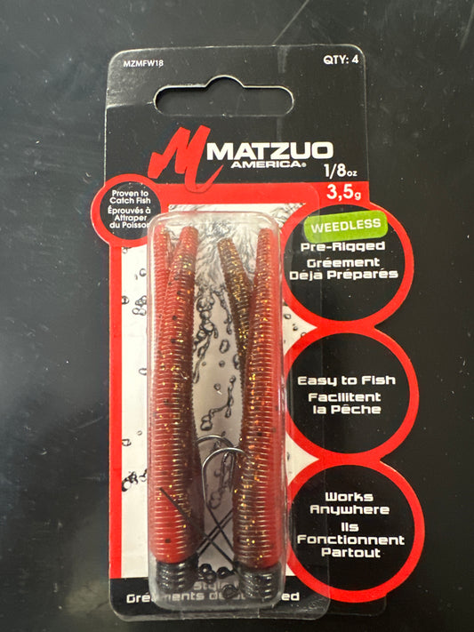 Matzuo Ned Rig molten craw weedless