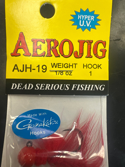 Aerojig 1/8oz red
