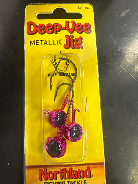 Northland Deep-Vee Jig metallic purple 1/4oz