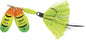 Mepps Aglia Double Blade #5, 11/16oz (Hot Firetiger,Chartreuse Tail)