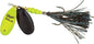 Mepp Aglia #5, 11/16oz Double Blade Hot Chartruse/Black Blade/ Black tail