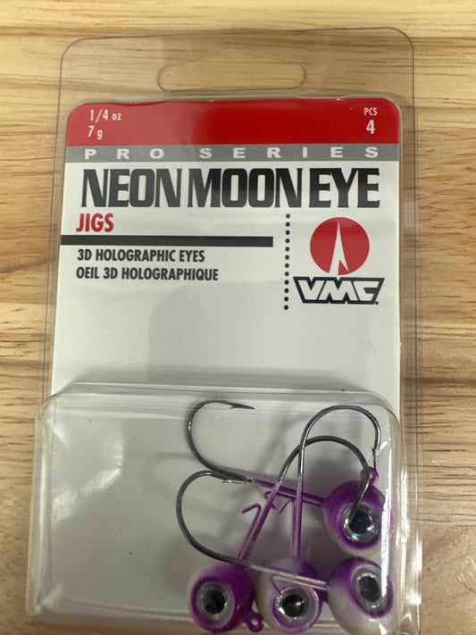 Neon Moon Eye Jig 1/4oz Purple Albino