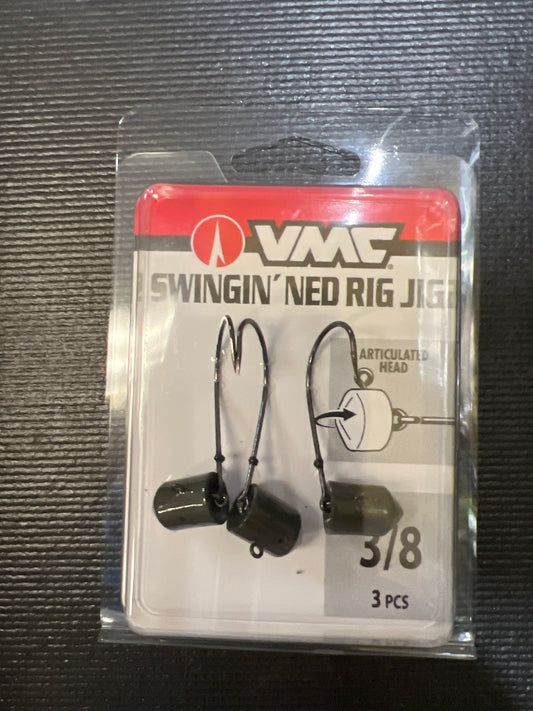 VMC Swinging Ned Rig Jig 3/8oz Green Pumpkin