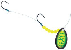 YBAT WALLEYE ELITE #2,UV LIME CHART TIGR