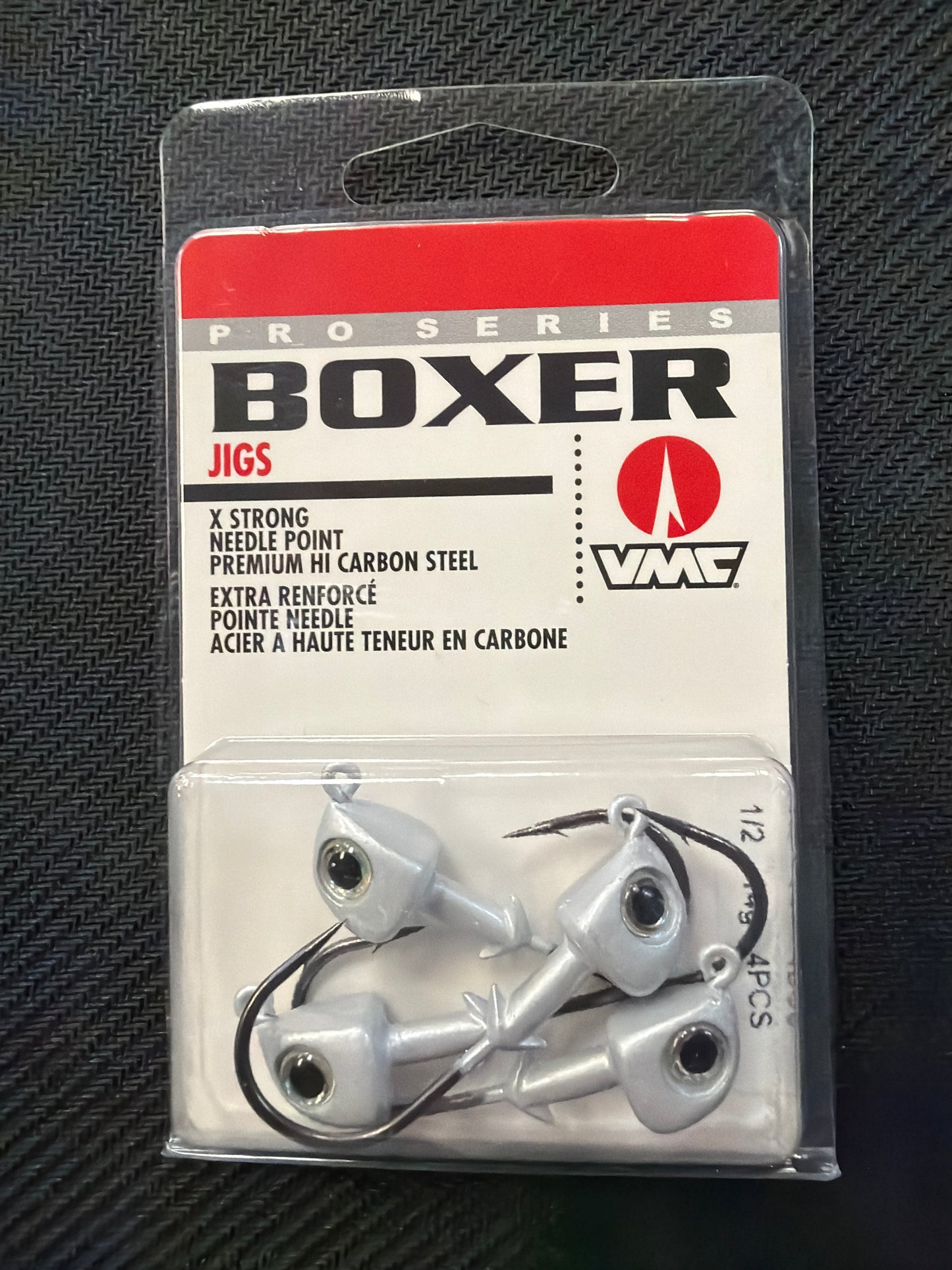 VMC Boxer Jig 1/2oz Metallic White