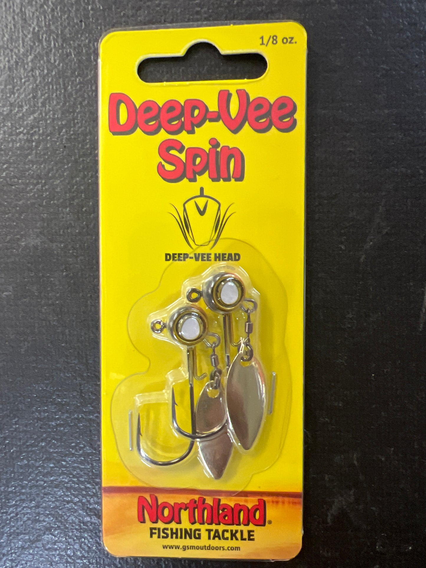 Northland Deep-Vee Spin 1/8oz Walleye