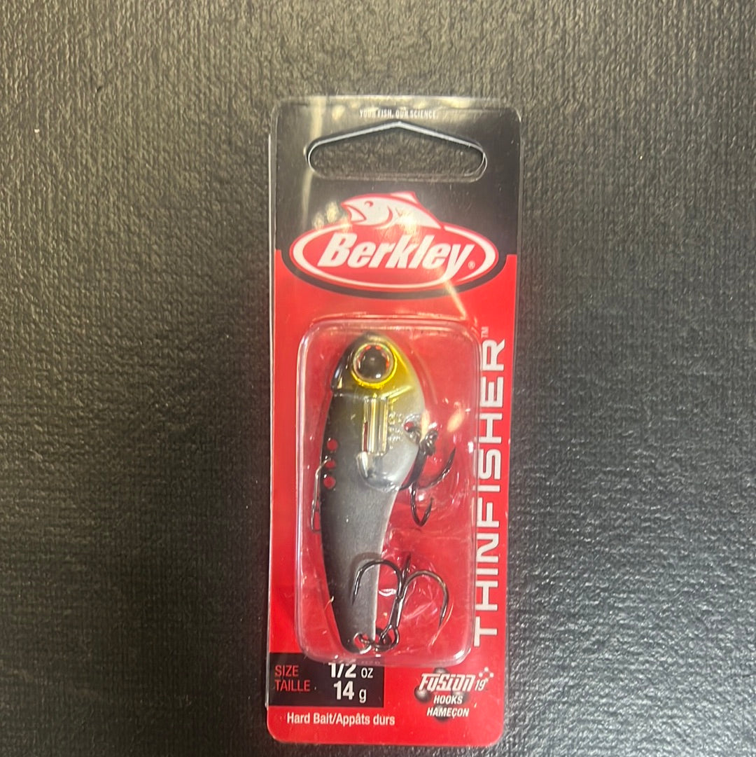 Berkley Thinfisher 1/2oz Black Silver