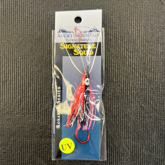 Rocky Mountain Tackle 1.5" Rigged  Squid Mango Tango