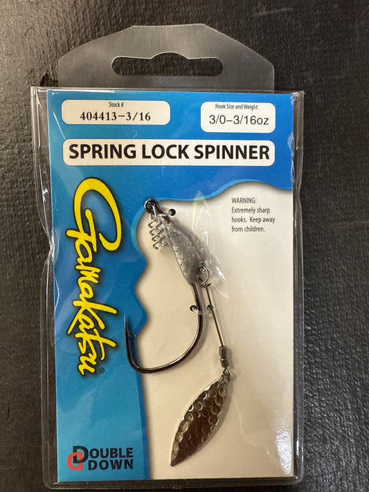 Gamakatsu spring lock spinner hook 3/0