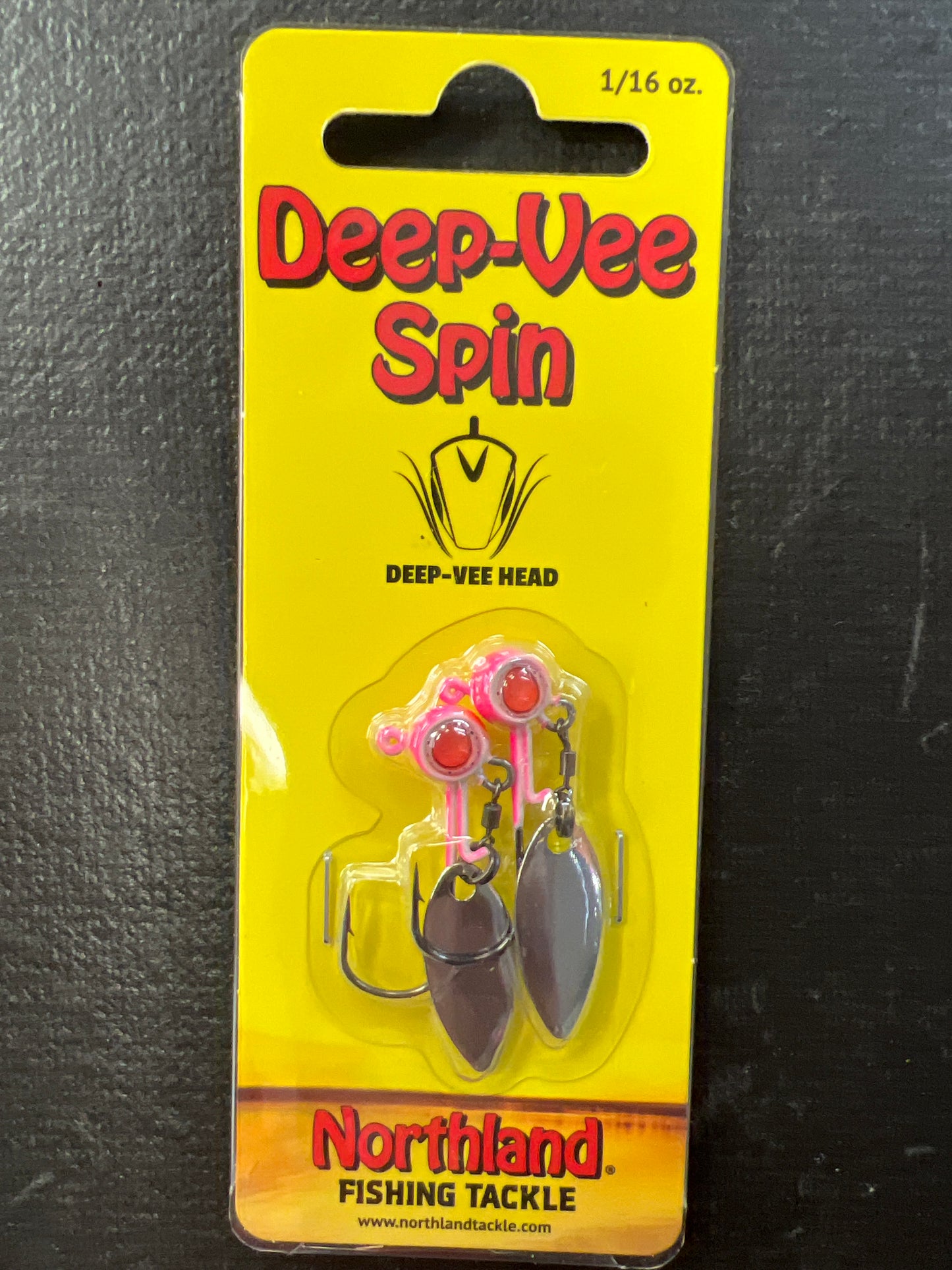 Northland Deep-Vee Spin 1/16oz Pink