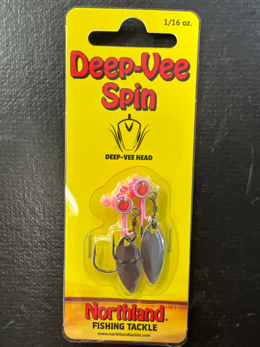 Northland Deep-Vee Spin 1/16oz Pink