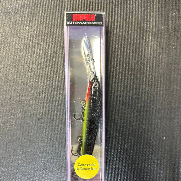 Rapala Deep Husky Jerk 12 warrior custom black mamba