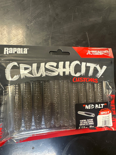 Rapala CrushCity Ned BLT smoke shad