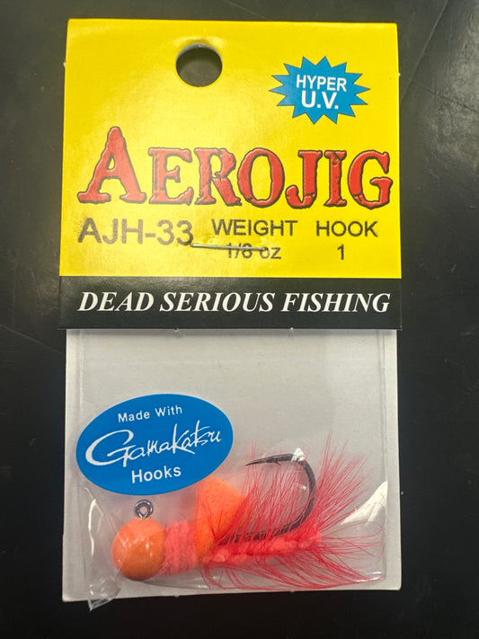 Aerojig 1/8oz orange/peach