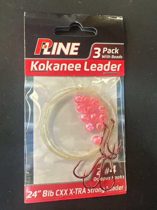 P-Line Kokanee leader 3pack