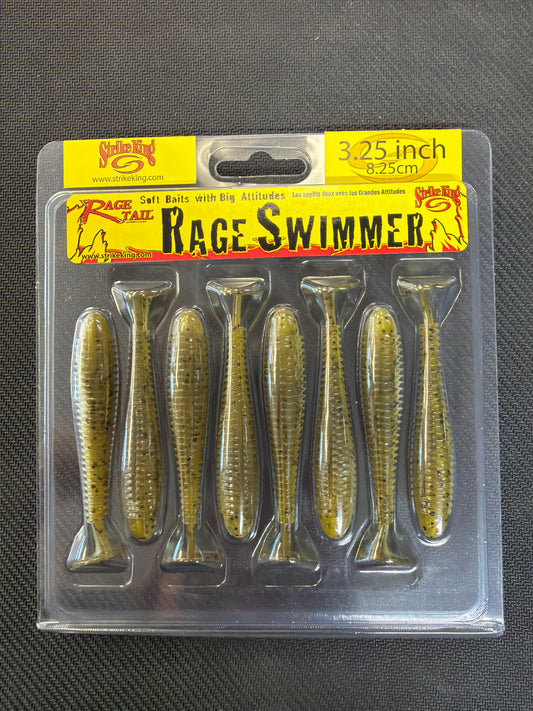 Strike King 3.25 Green Pumkin Pearl Belly