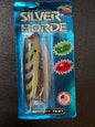 Silver Horde 5" Glow Mother of Pearl Black Ladder Back