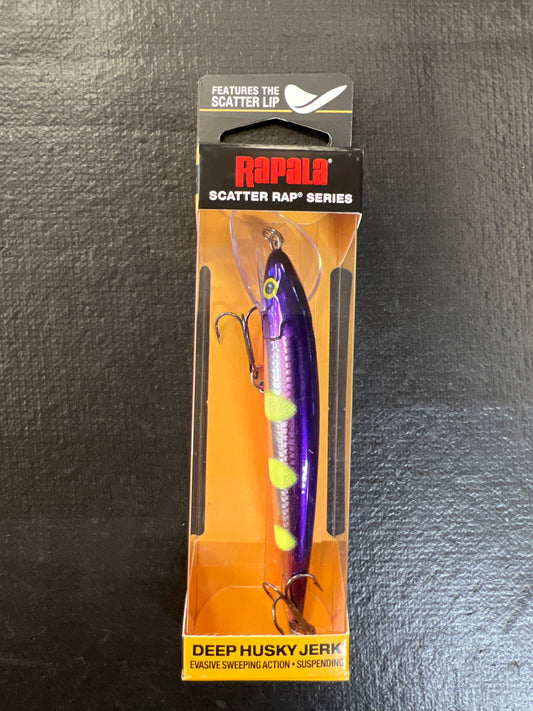 Rapala Scatter Rap Deep Husky Jerk 10 Voodoo Haze