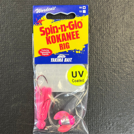 Worden's Spin-in-glow Kokanee Rig Pink