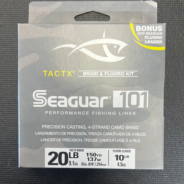 Seaguar 101 TACTX Braid & Fluoro Kit 20lb test 150 yards
