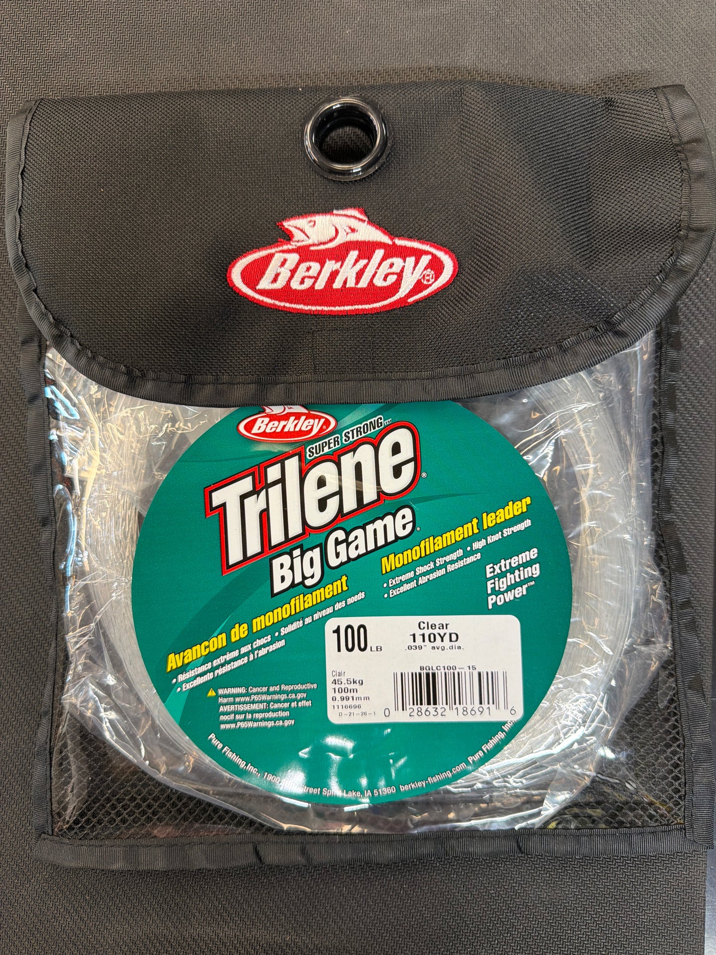 Berkley Trilene Big Game 100# Test 110 yard