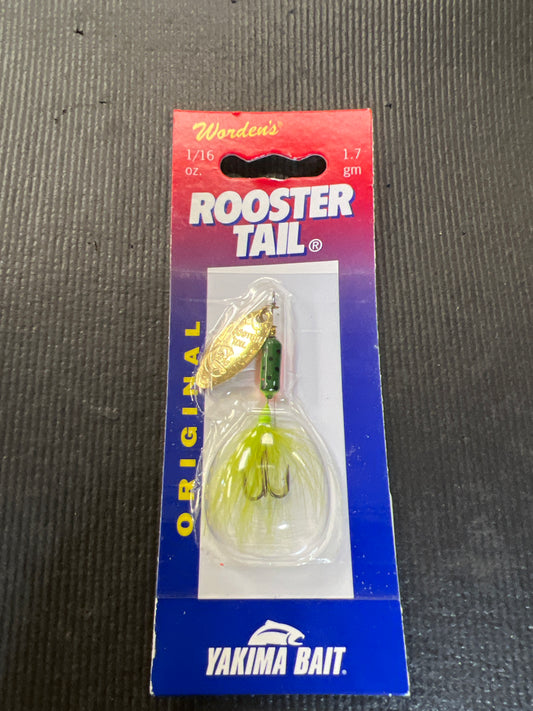 Rooster Tail 1/16oz fire tiger ￼