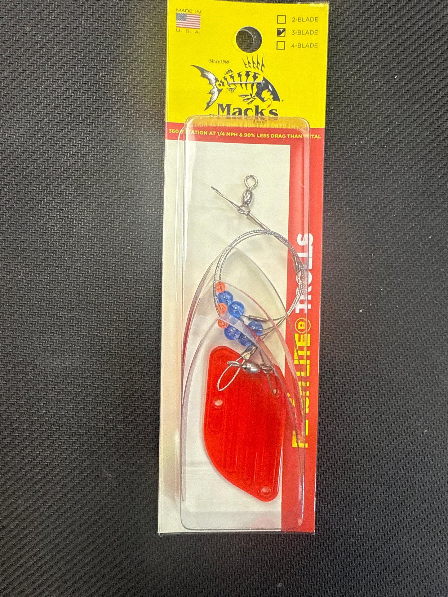 Mack’s flash lite 3 blade orange/orange