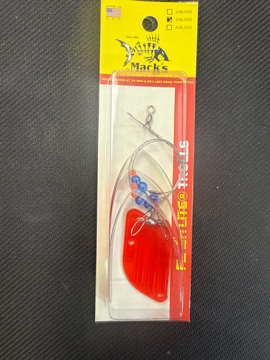 Mack’s flash lite 3 blade orange/orange