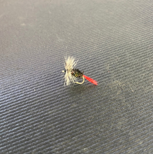 Jackson Cardinal GRIZZLY HACKLE PEACOCK hook size 12