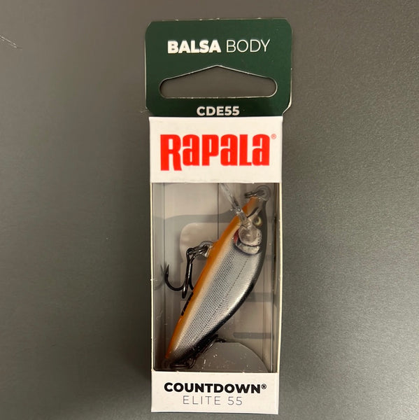 Rapala Countdown Elite 55 Gilded Silver Shad