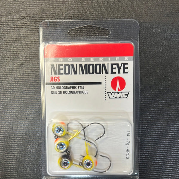 Neon Mooneye jigs 1/4oz Yellow Perch