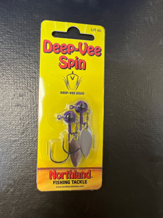 Northland Deep Vee Spin 1/8oz Purpledescent