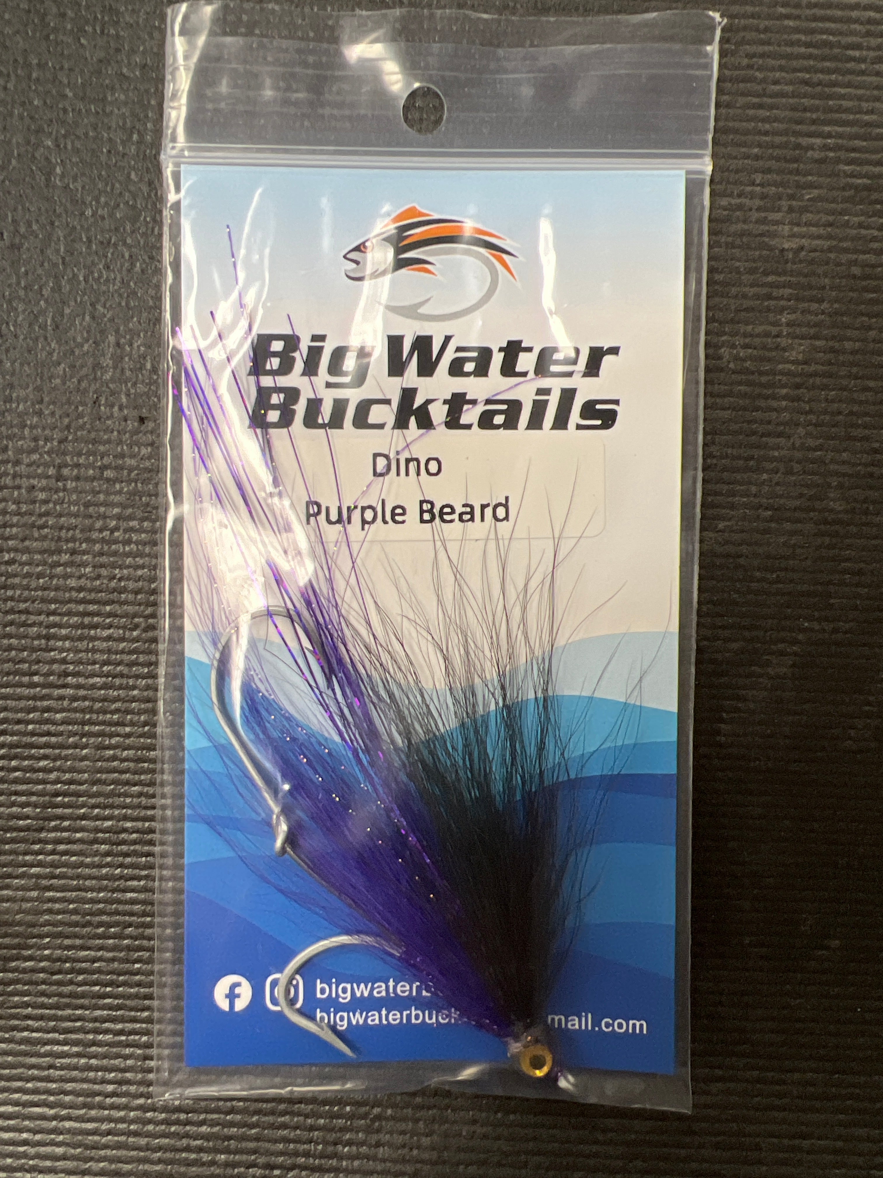 BWB #50P Dino Purple Beard – Superfly Flies