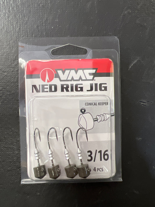 VMC Ned Rig Jig 3/16oz Green Pumpkin