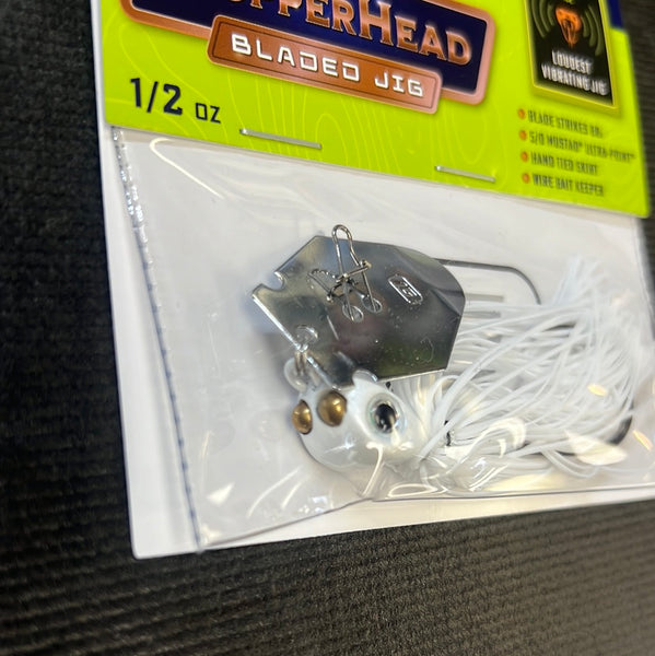 1st GEN Copper Head Bladed Jig 1/2oz White