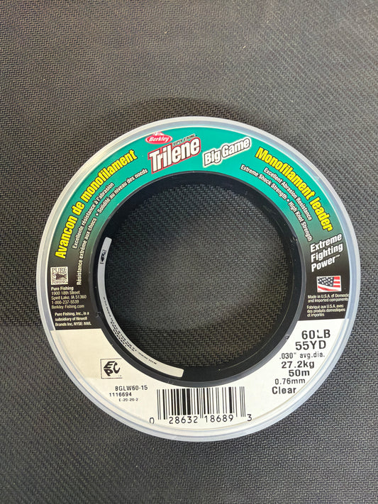 Berkley Big Game Clear 60# Test 55yards monofilament