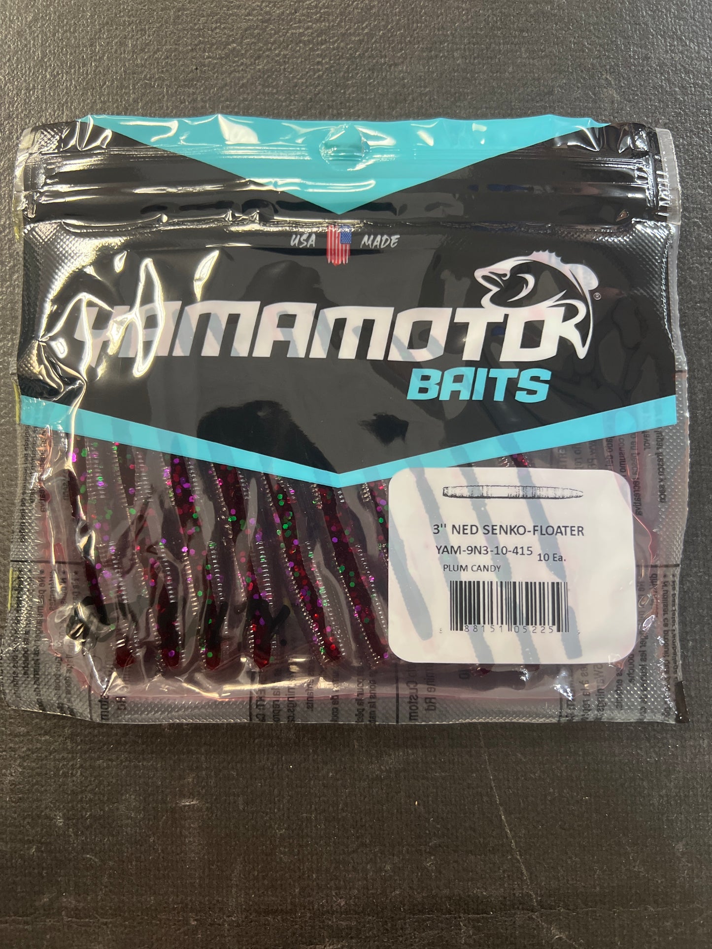 Yamamoto Baits 3" Ned Seko- Floater Plum Candy
