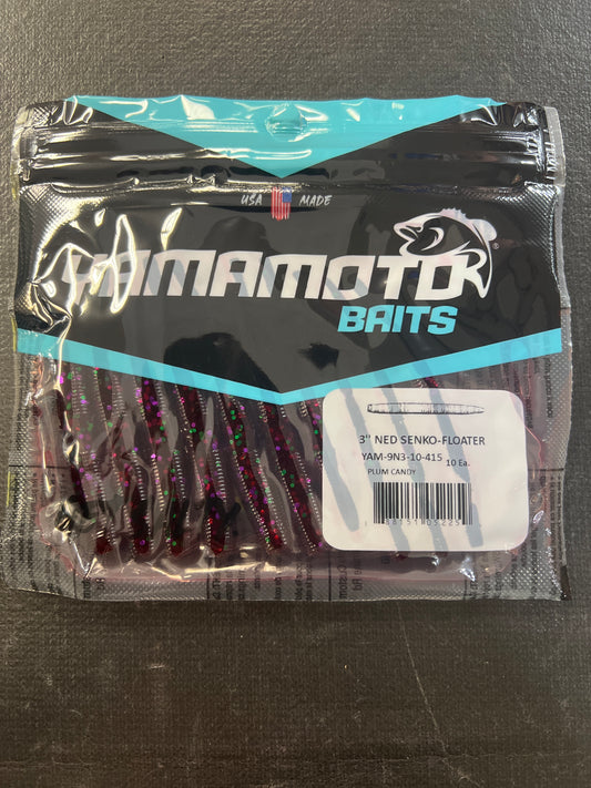 Yamamoto Baits 3" Ned Seko- Floater Plum Candy