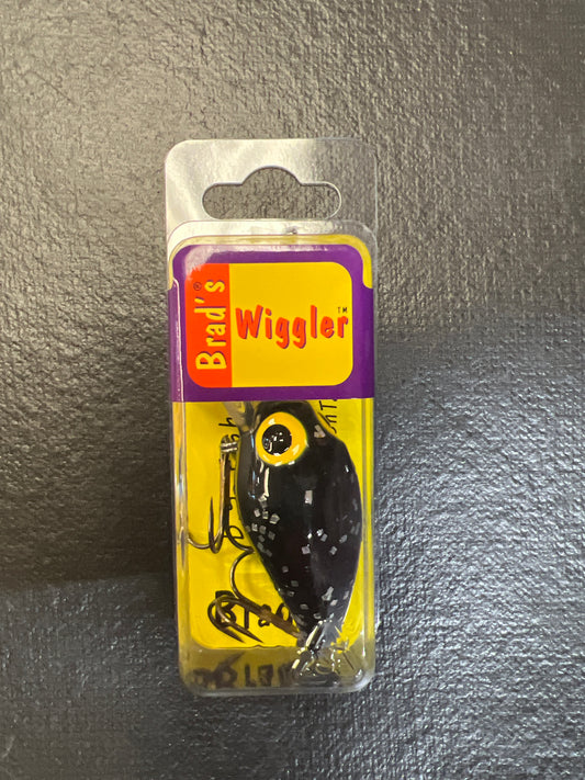 Brads Wigglers 3/8oz Black Silver flakes