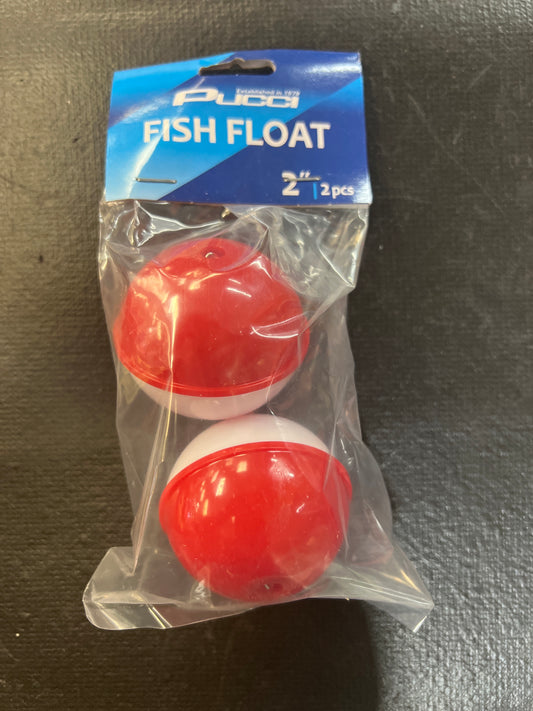 Pucci 2" Red & White Floats