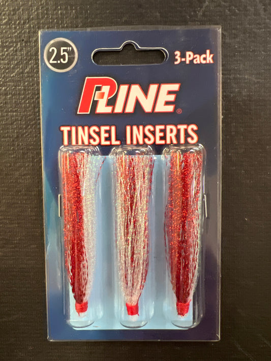 P-Line 2.5" Mini Tensel Insert Red Natural