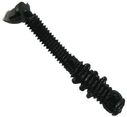 1.5" TINY WORM (10),BLACK