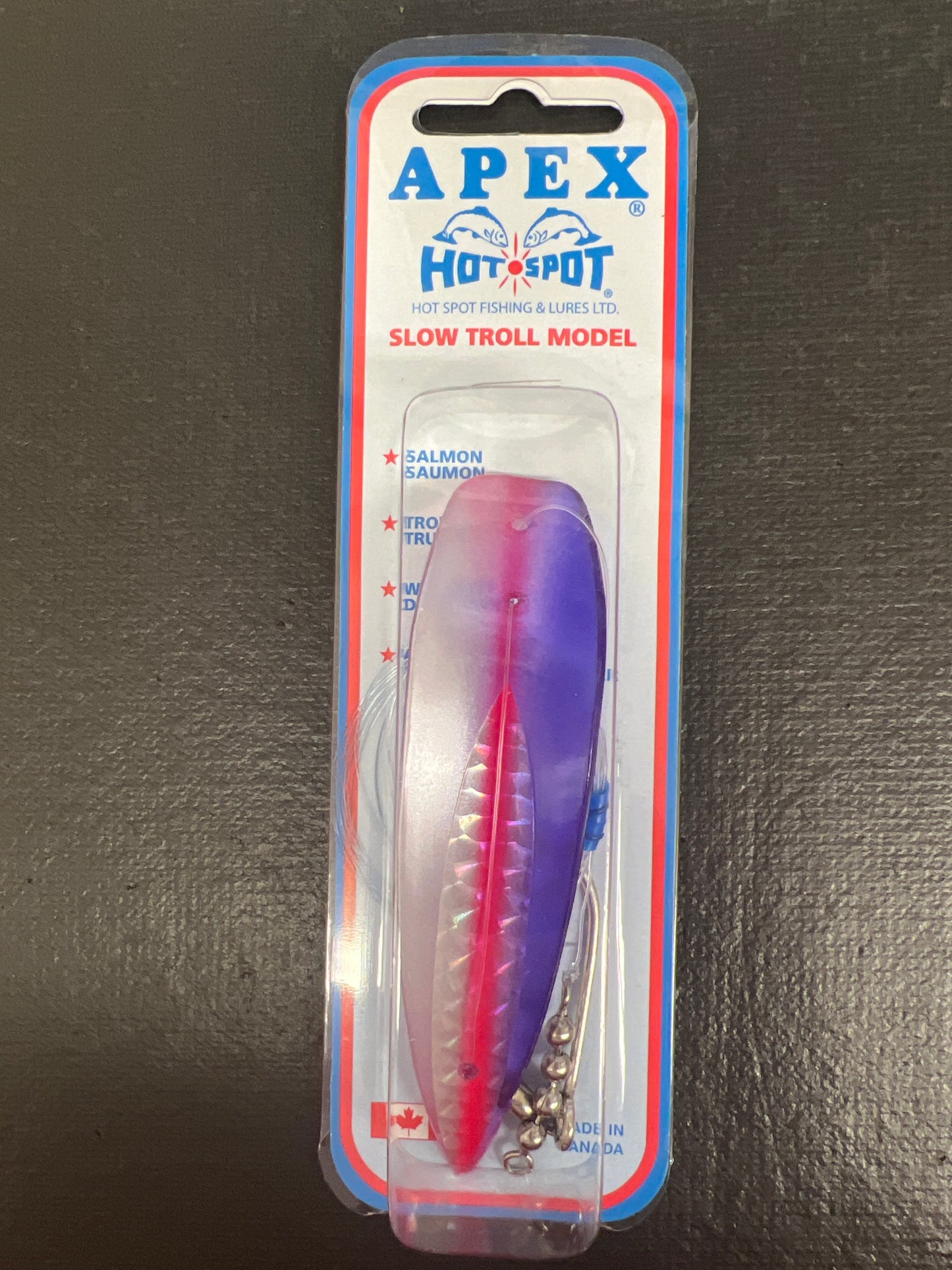 #92 Purple/ Pearl/ Red Stripe