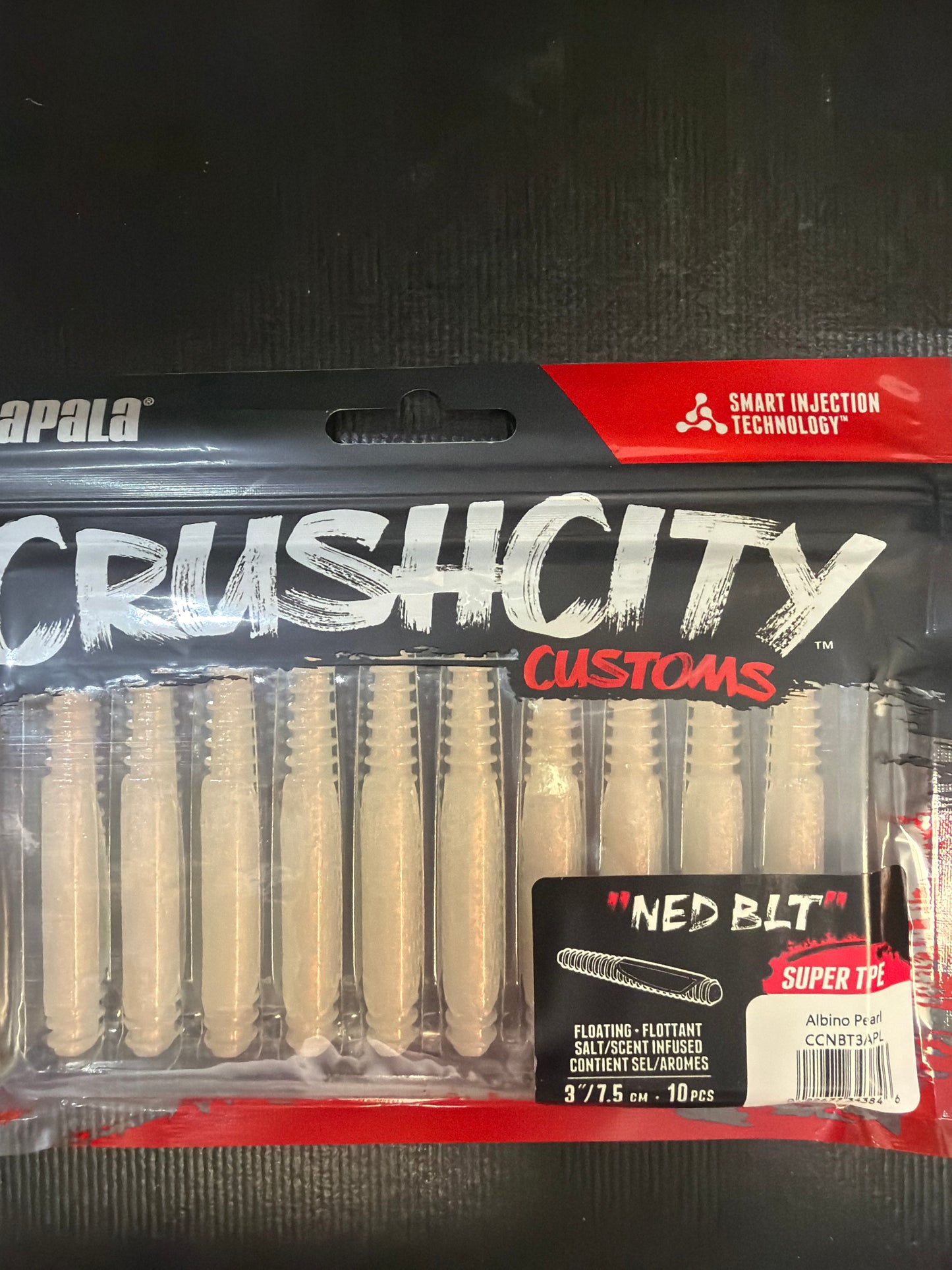 Rapala Crush City Ned BLT 3"7.5cm Albino Pearl
