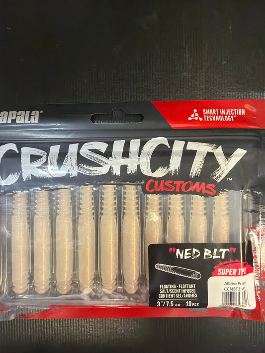 Rapala Crush City Ned BLT 3"7.5cm Albino Pearl