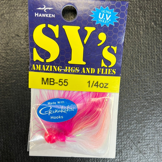 ST's Jig 1/4oz  Cerise head/ Shrimp