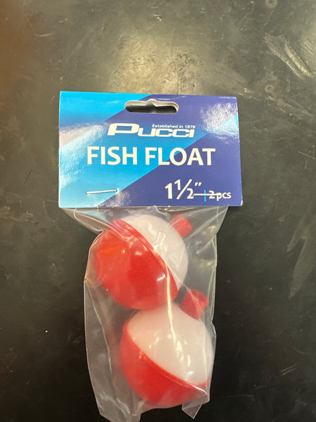 Pucci fish float 1 1/2”