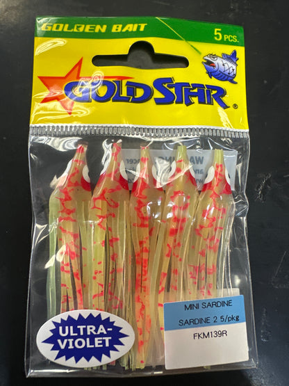 Gold Star MINI SQUIDS(5),UV FLAME SPATTER